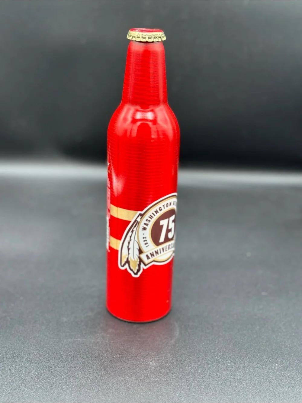 Budweiser Red 75th Anniversary Bottle Tin